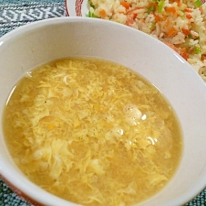超簡単!酸辣湯風ふわふわな卵スープ★